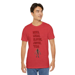 Unisex Jersey Tee - Retro Demogorgon Monster Design for Fans of Adventure & Fantasy