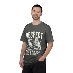 Alligator and Manatee Respect the Locals T-Shirt — Vintage Beach Vibes Graphic Tee