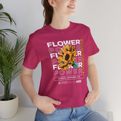 Flower Power Tee - Unisex Jersey Short Sleeve Tee