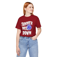 Summer Meltdown Graphic Tee — "Summer Melt Down" Sun Design