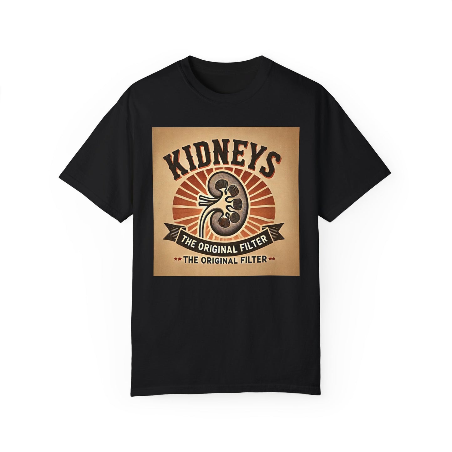 Kidneys The Original Filter, Graphic Unisex Garment-Dyed T-shirt