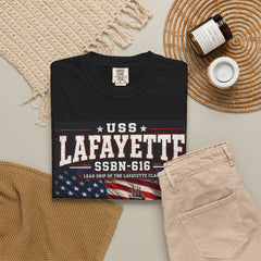 USS Lafayette SSBN-616 Submarine T-Shirt — Forty One For Freedom Patriotic Tee