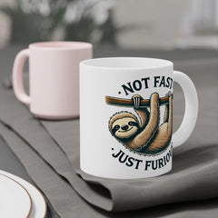 Not Fast Just Furious Sloth Mug