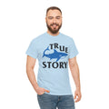 Amputee Humor Shark Attack  - Unisex Heavy Cotton Tee