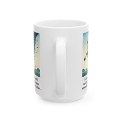 Life Is A Tornado and I am Just A Cow Being Spun Around For Cinematic Value - Ceramic Mug 11oz  / Humor / Farm Fun / Twister