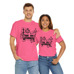 Abstract Retro Racing Car Unisex Heavy Cotton Tee | Perfect for Car Enthusiasts, Father's Day Gift, Casual Wear, Vintage Style, Unique Graphic Shirt