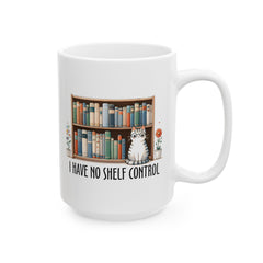 Book Lover quote mug, funny Librarian gift, white ceramic mug, 11oz,15oz mug, gift for Cat Lover, gift for him, gift for her, Birthday Gift