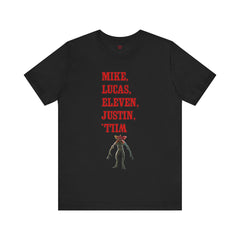 Unisex Jersey Tee - Retro Demogorgon Monster Design for Fans of Adventure & Fantasy