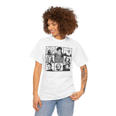 The Brainy Bunch Tee — Vintage Scientist Portraits Graphic T-Shirt