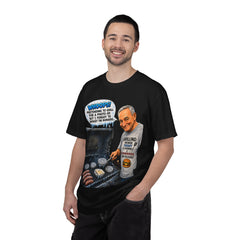 Grill Master Grandpa Funny BBQ T-Shirt — "Whoops! Pretending to Grill for a Photo" Graphic Tee