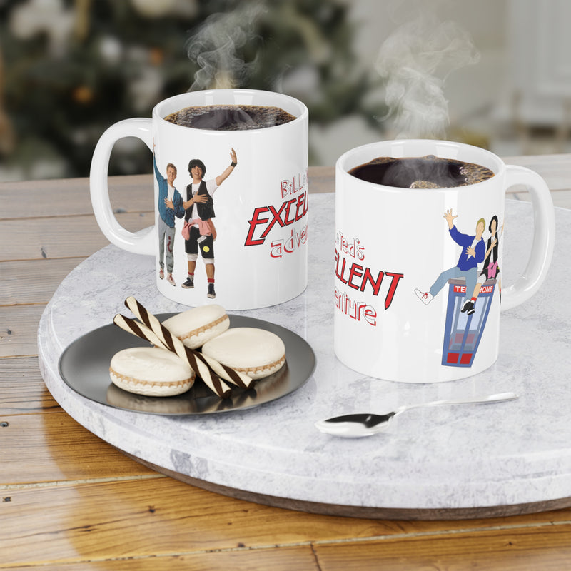 Bill And Teds Excellent Adventure, Three Graphic Ceramic Mugs (11oz\15oz\20oz)