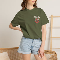 Wyoming Funny Roadtrip T-Shirt — "Three Things You Don’t Do in Wyoming" Adventure Tee