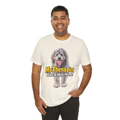 My Therapist Has A Wet Nose Personalized with your dog(s) image T-Shirt