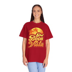 Del Boca Vista Graphic - Unisex Garment-Dyed T-shirt