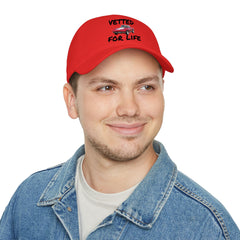 Vetted For Life Hat — Vintage Red Car Baseball Cap