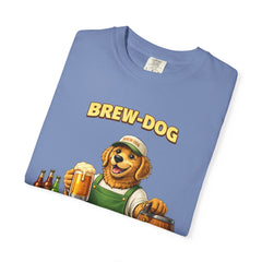 Golden Retriever Brewer Beer T-Shirt — Cute Brew-Dog Graphic Tee
