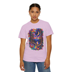Mystical Psychedelic Moonlit Forest T-Shirt