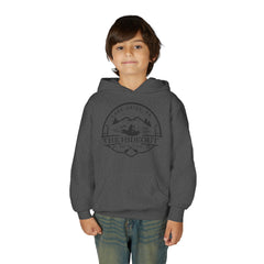 Youth Hoodie — 'The Hideout' Lake Ariel PA Mountain Adventure Hoodie