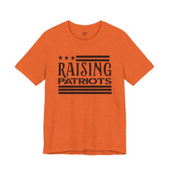 Raising Patriots Tee – Americana Stars & Stripes Family Pride T-Shirt