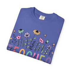 Floral Teacher Appreciation T-Shirt - Comfort Colors Soft