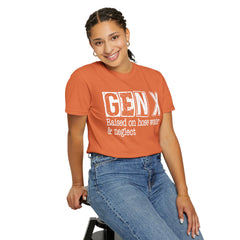 Raised on Hose Water and Neglect — Retro Graphic T-Shirt (Vintage Gift for Gen X)
