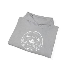 The Hideout Adventure Hoodie – Lake Ariel, PA Mountain Graphic Hooded Sweatshirt