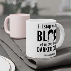 Wednesday Addams - Ceramic Mugs (11oz\15oz\20oz) | Pop Culture | Addams Family | Fan Gift | Gift For Her | Gothic Style Mug | Creepy Comedy