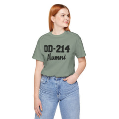 DD-214 Alumni Tee — Military Service Veteran Tribute T-Shirt