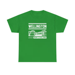 Wellington New Zealand Cities of The World Series Unisex Heavy Cotton Tee