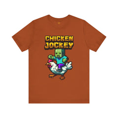 Video Game Chicken Jockey Tee - Unisex Short Sleeve T-Shirt
