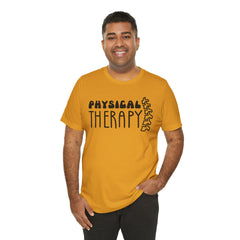 Physical Therapy Unisex Tee - Spine Graphic Gift for PT Student