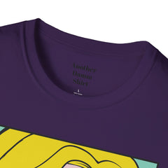NO WORRIES Glass Wearing Pop Art Blonde Girl Unisex Softstyle T Shirt