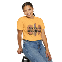 Nephrologist Bean Queen, Graphic Unisex Garment-Dyed T-shirt