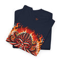 Fiery Fire Kraken - Graphic Unisex Heavy Cotton Tee