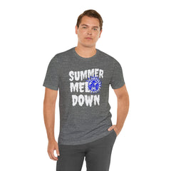 Summer Meltdown Graphic Tee — "Summer Melt Down" Sun Design