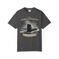 USS George Washington SSBN 598 Submarine T-Shirt with a quote from its namesake