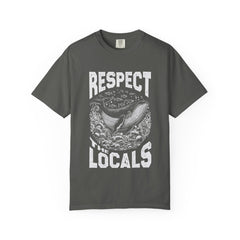 Respect the Locals Whale T-Shirt — Marine Conservation Graphic