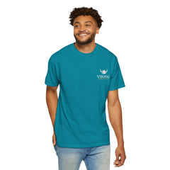Viking World Tour T-Shirt, Garment-Dyed Apparel, Unisex Graphic Tee, Norse Mythology Gift, Festival Attire, Casual Wear