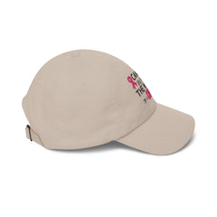 Cancer Picked the Wrong Girl Dad Cap – Breast Cancer Survivor Support Hat