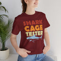 SHARK CAGE TESTER - Graphic Unisex Short Sleeve Tee