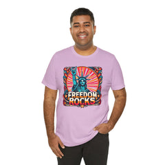 July 4th Statue Of Liberty Freedom - Graphic Unisex Short Sleeve Tee