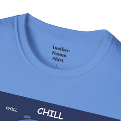 Chill Girl Unisex Softstyle T-Shirt  Pop Art Girl Wearing Sunglasses