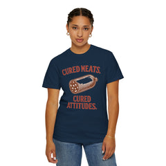 Cured Meats Graphic Tee - Funny Foodie Wear, Gift for Meat Lovers