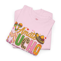 Amate Mucho Mamacita T-Shirt - Vibrant Cultural Love Unisex Heavy Cotton Tee