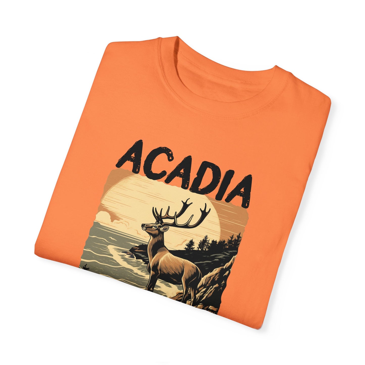 Arcadia National Park Graphic, Comfort Colors Soft Relaxed Fit Unisex Garment-Dyed T-shirt