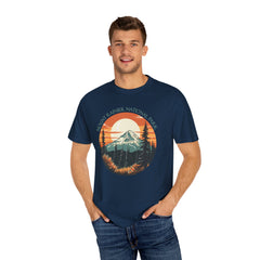 Mount Rainier National Park Graphic, Comfort Colors Soft Relaxed Fit Unisex Garment-Dyed T-shirt