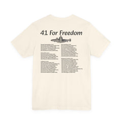 41 For Freedom FBM Fleet Ballistic Missile Submarine Unisex Jersey Short Sleeve Tee