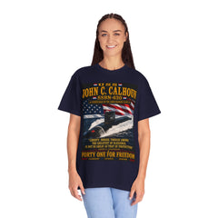USS John C. Calhoun SSBN-630 Submarine Tribute T-Shirt — Forty One For Freedom Patriotic Tee