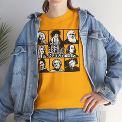 The Brainy Bunch Tee — Vintage Scientist Portraits Graphic T-Shirt