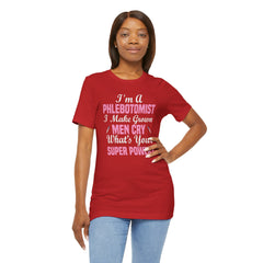 Phlebotomist Humor Tee, Funny Medical Shirt, Nurse Gift, Blood Tech Wear, Cute Phlebotomy Humor, Healthcare Apparel